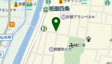 リパーク祇園団栗の地図画像