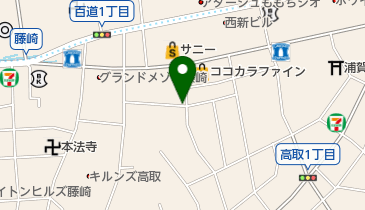 リパーク高取1丁目の地図画像