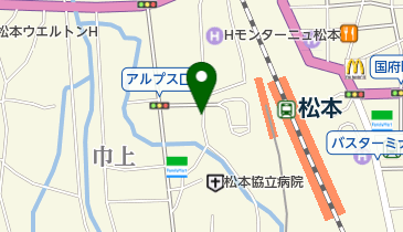 リパーク松本駅アルプス口前の地図画像