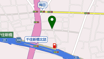 リパーク足立1丁目第4の地図画像