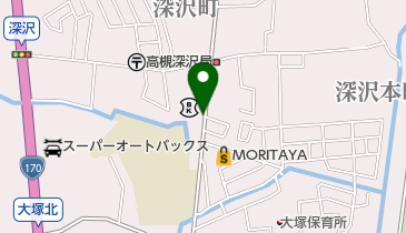 リパーク北おおさか信用金庫 深沢支店駐車場の地図画像