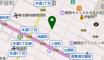 リパーク静岡上石町の地図画像