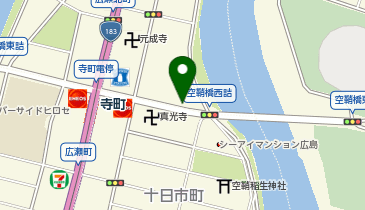 リパーク広島寺町第2の地図画像
