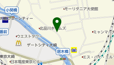 リパーク北品川5丁目第4の地図画像