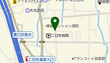 済生会二日市病院第1駐車場の地図画像