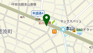 リパーク本山駅前第2の地図画像