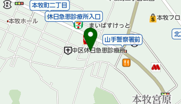 リパーク横浜本牧町2丁目の地図画像