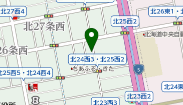 リパーク札幌北25西3の地図画像