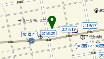 リパーク札幌北1西19の地図画像