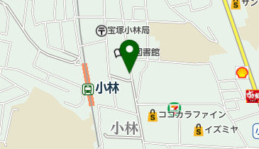 リパーク宝塚市立西公民館第3駐車場の地図画像