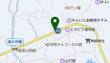 湯布院町第2の地図画像