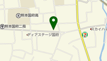 リパーク熊本国府2丁目の地図画像