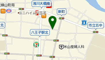 リパーク八王子新町の地図画像