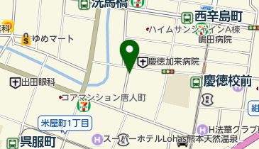 リパーク熊本船場町3丁目の地図画像