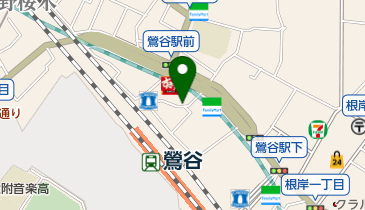 リパーク鶯谷駅前第3の地図画像