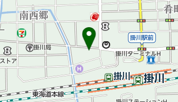 リパーク掛川中央1丁目の地図画像