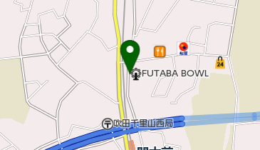 リパーク関大前フタバボウル駐車場の地図画像