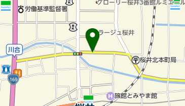 リパーク桜井駅北口第2の地図画像