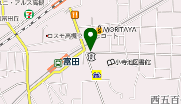 リパーク阪急富田駅前第2の地図画像