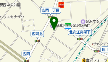 リパーク金沢駅西口第2の地図画像