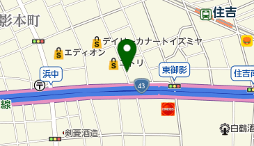 リパーク神戸御影本町2丁目の地図画像