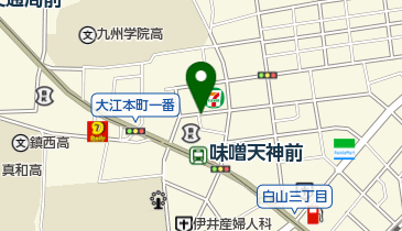 リパーク熊本大江5丁目の地図画像