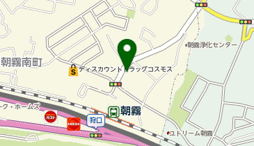 リパークJR朝霧駅前第3の地図画像