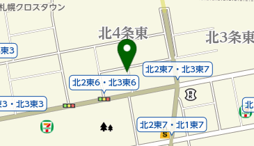 札幌北3東6第2の地図画像