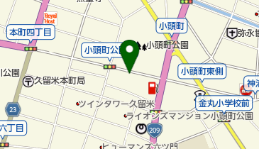 リパーク久留米原古賀町第3の地図画像