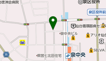 リパーク仙台泉中央1丁目の地図画像