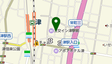 リパーク津駅前の地図画像