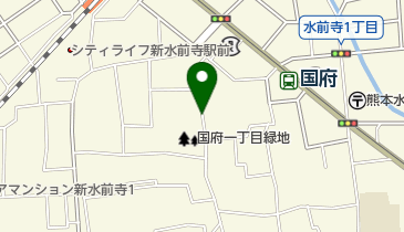 リパーク熊本国府1丁目の地図画像