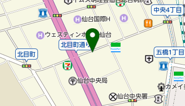 リパーク仙台五橋第2の地図画像