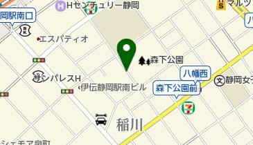 リパーク静岡稲川2丁目第3の地図画像