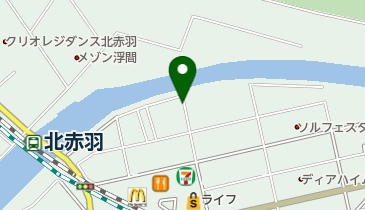 リパーク赤羽北2丁目の地図画像