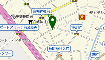 千葉神明町の地図画像