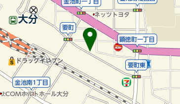 大分金池町1丁目の地図画像