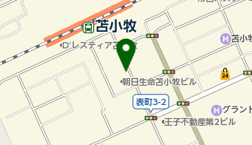 リパーク苫小牧駅前の地図画像