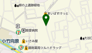 リパークコーシャハイム向原ガーデンコート来客者用の地図画像