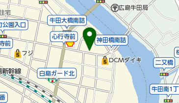 リパーク広島白島九軒町第3の地図画像
