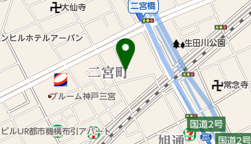 リパーク神戸二宮町1丁目第3の地図画像