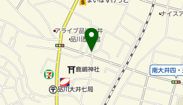 リパーク大井6丁目の地図画像