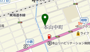 リパーク神戸本山中町2丁目の地図画像