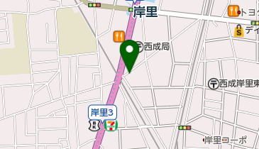 リパーク岸里駅前第2の地図画像