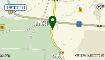 熊本千葉城町の地図画像