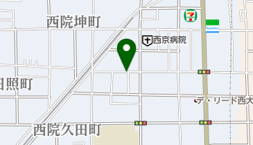 リパーク西院北矢掛町の地図画像