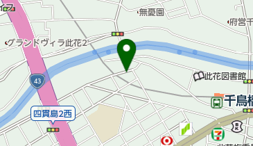 リパーク四貫島2丁目第2の地図画像