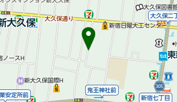 リパーク大久保1丁目第4の地図画像