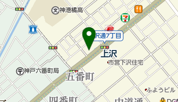 リパーク神戸上沢通8丁目の地図画像