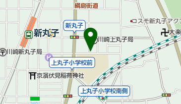 川崎上丸子八幡町第3の地図画像